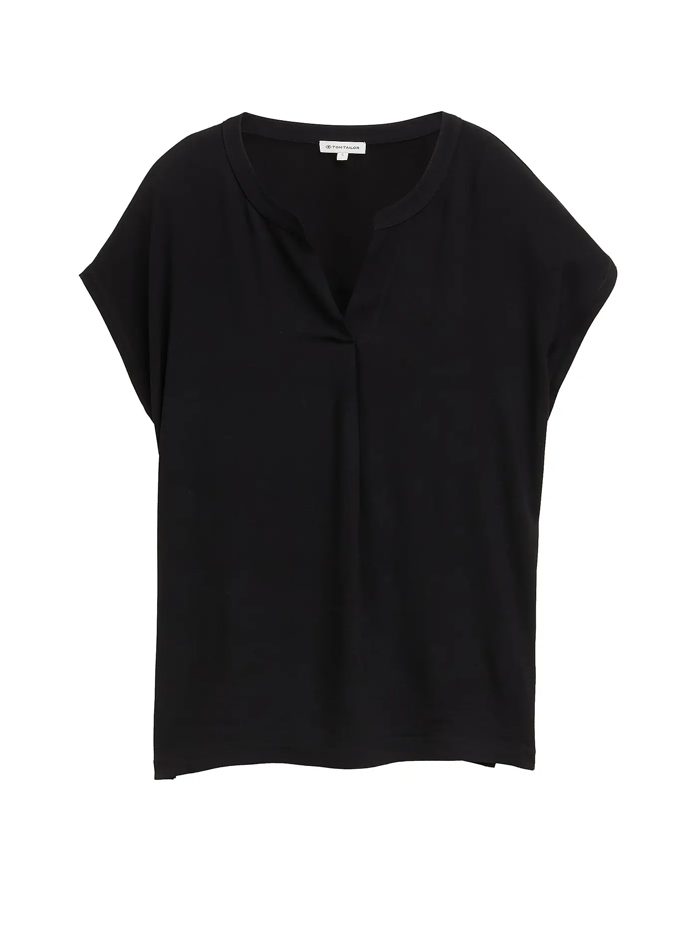 TOM TAILOR | Blusenshirt | schwarz